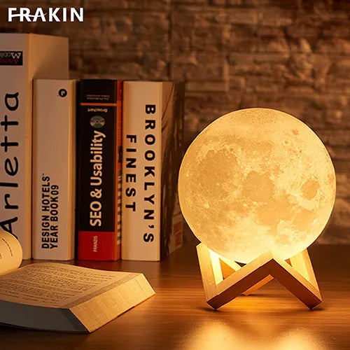 USB Moon Lamp 7 Color Changing LED