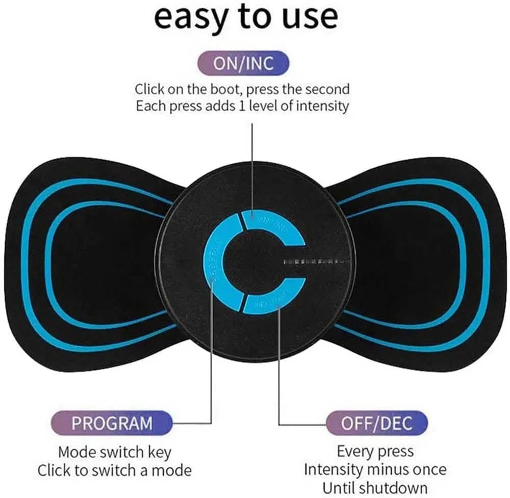 Mini Body Massager Pulse Neck Pain Relief