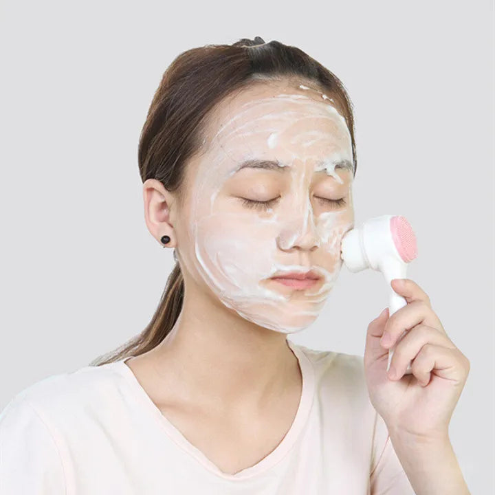 2-in-1 Silicone Face Cleansing Brush