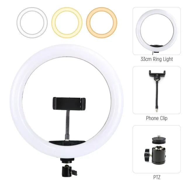 26/36/45 CM Selfie Ring Light With 7 Feet High Quality Tripod Stand