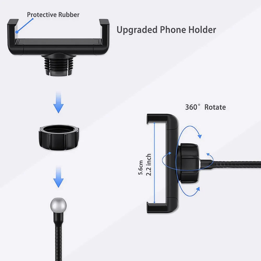 26/36/45 CM Selfie Ring Light With 7 Feet High Quality Tripod Stand