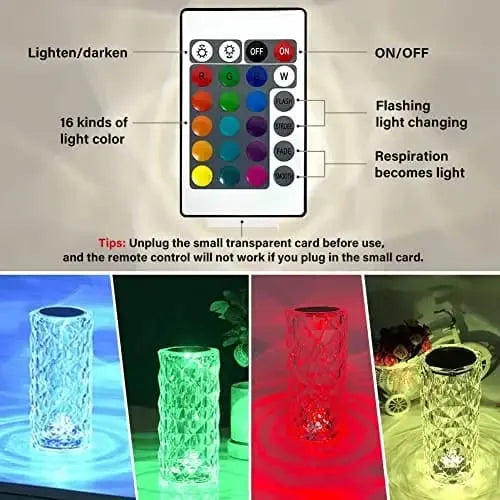 Led Crystal Touch Lamp