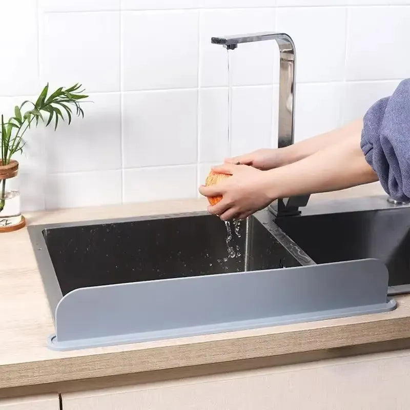 Silicone Sink Splash Guard for Kitchen & Bathroom