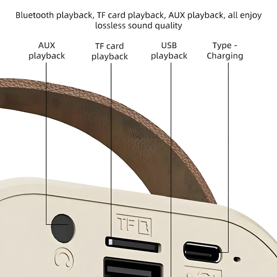 Wireless Portable Bluetooth Speaker with Microphone