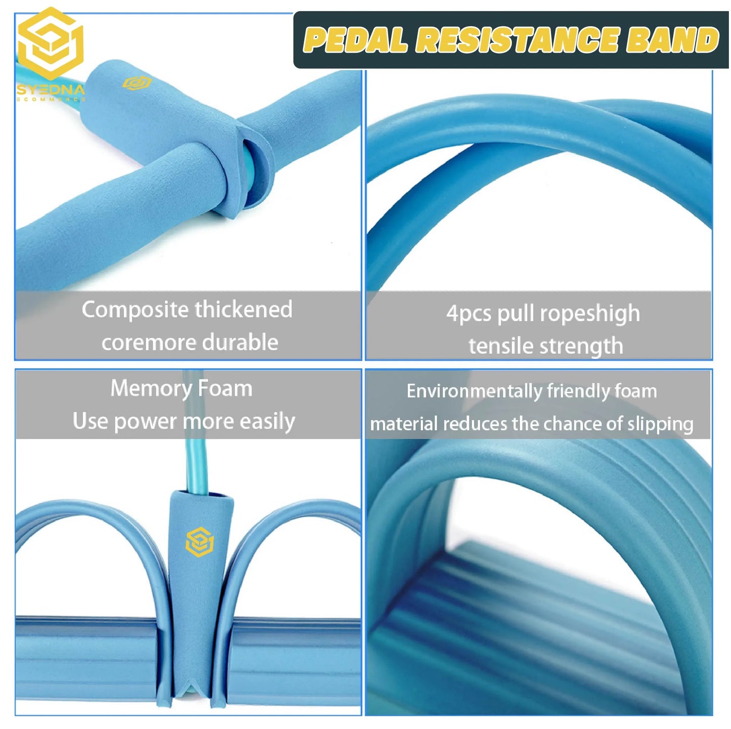 Resistance Training Bands Foot Pedal