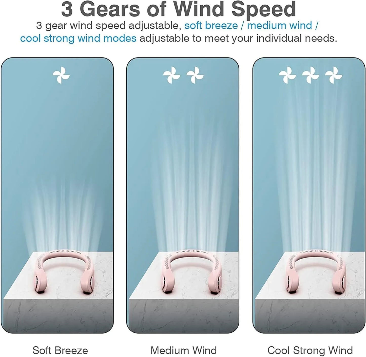 Portable Neckband Mini Fan