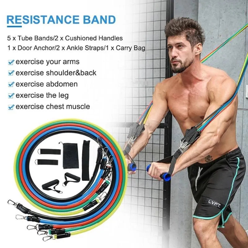 Resistance Band Set Yoga Pilates