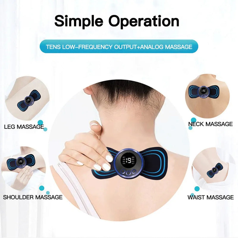 Mini Electric Neck Back Body Massager