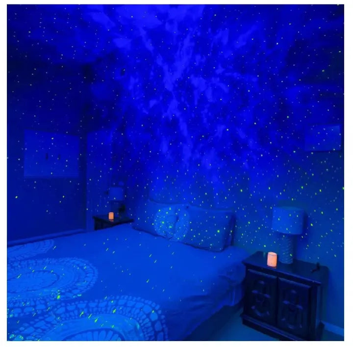 Galaxy Projector Night Light Table Lamp With Speaker Music