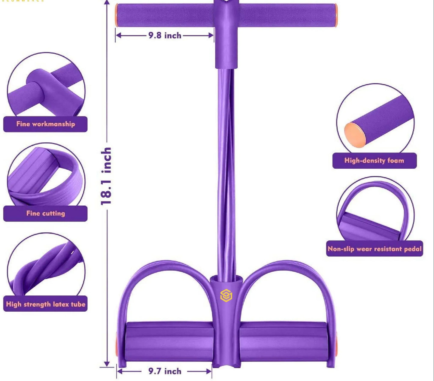 Resistance Training Bands Foot Pedal