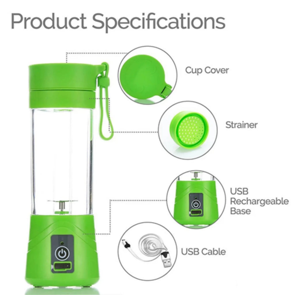 USB Chargeable Juicer Blender- Portable Juicer Cup & Smoothie Maker