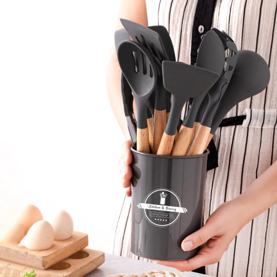 12 Pcs Silicone Cooking Utensils