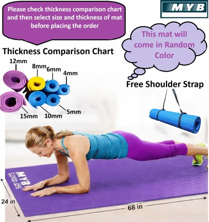 Best Quality 4mm Yoga Mat for Women and Men