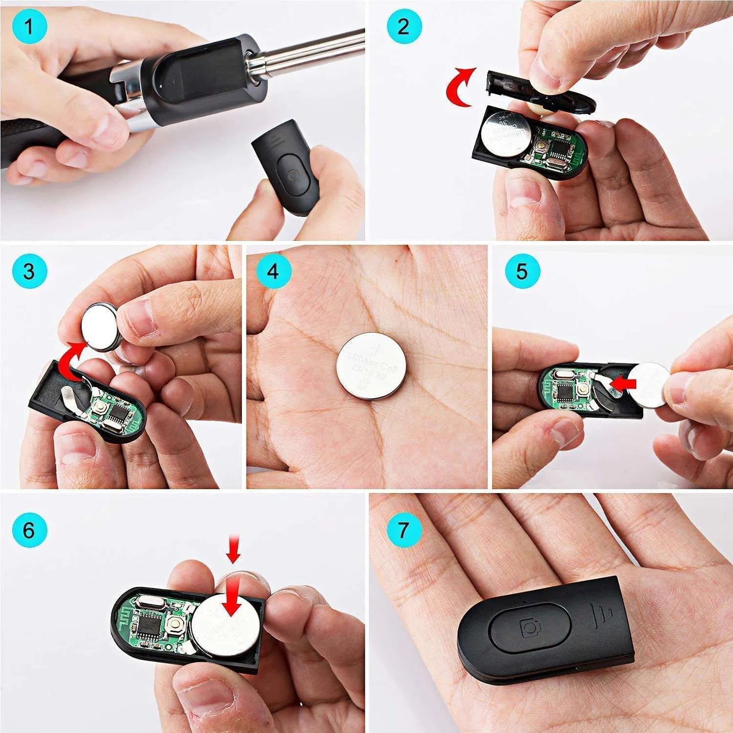 Selfie Stick With LED Light Wireless Bluetooth