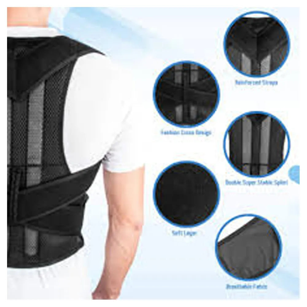 Posture belt, posture corrector belt, Back support belt, Back Pain Relief Shoulder Back Support Belt