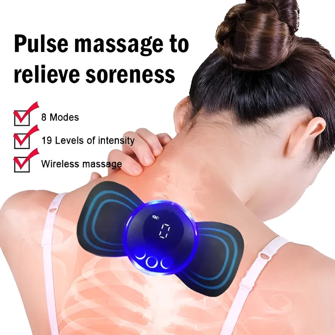 Mini Electric Neck Back Body Massager