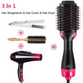 One step, hot air brush, 3 in 1, dryer, straightner, comb, straightener brush