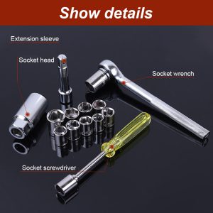 40 In 1 Pcs Wrench Tool Kit & Screwdriver