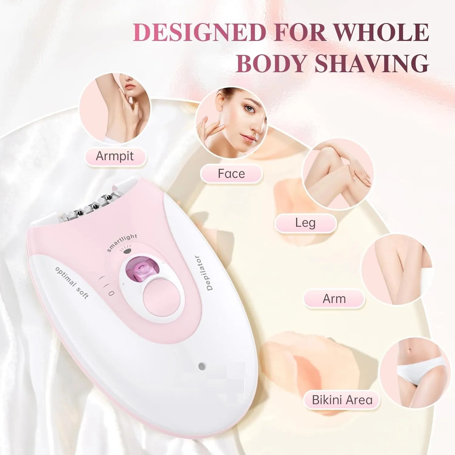 Face Epilator, Epilator for Women with 2 Speed Modes
