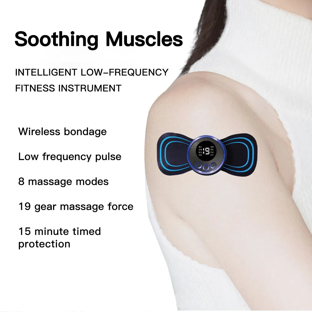 Mini Body Massager Pulse Neck Pain Relief