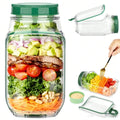 Innovative Side-Opening Salad Jar